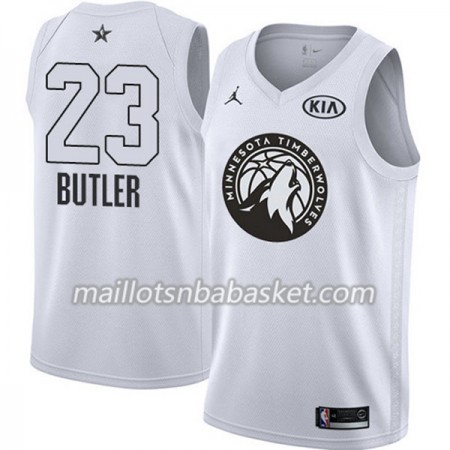Maillot Homme Minnesota Timberwolves Jimmy Butler 23 2018 All Star Jordan Brand Blanc Swingman